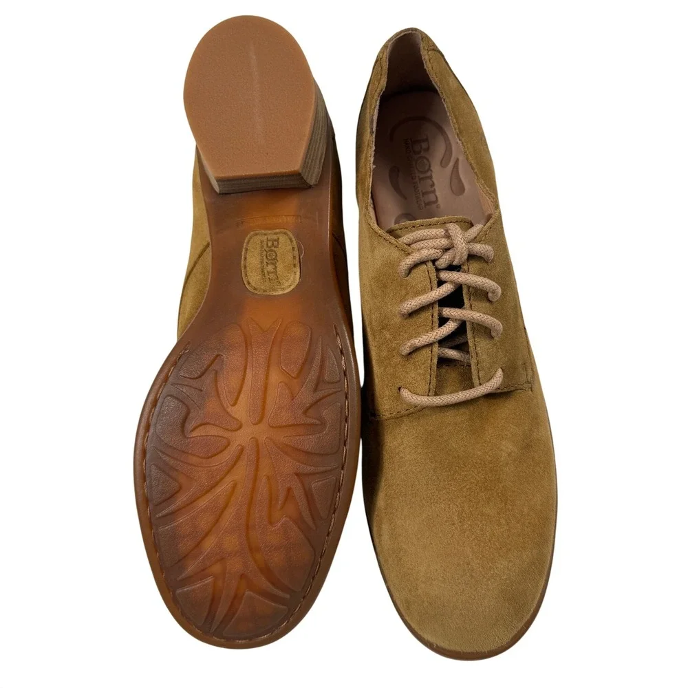 Born tan suede